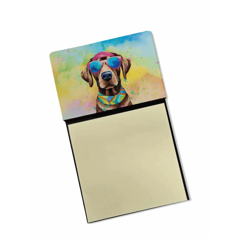 NEW Chocolate Labrador Sticky Note Holder for Easy Organization - Estalios
