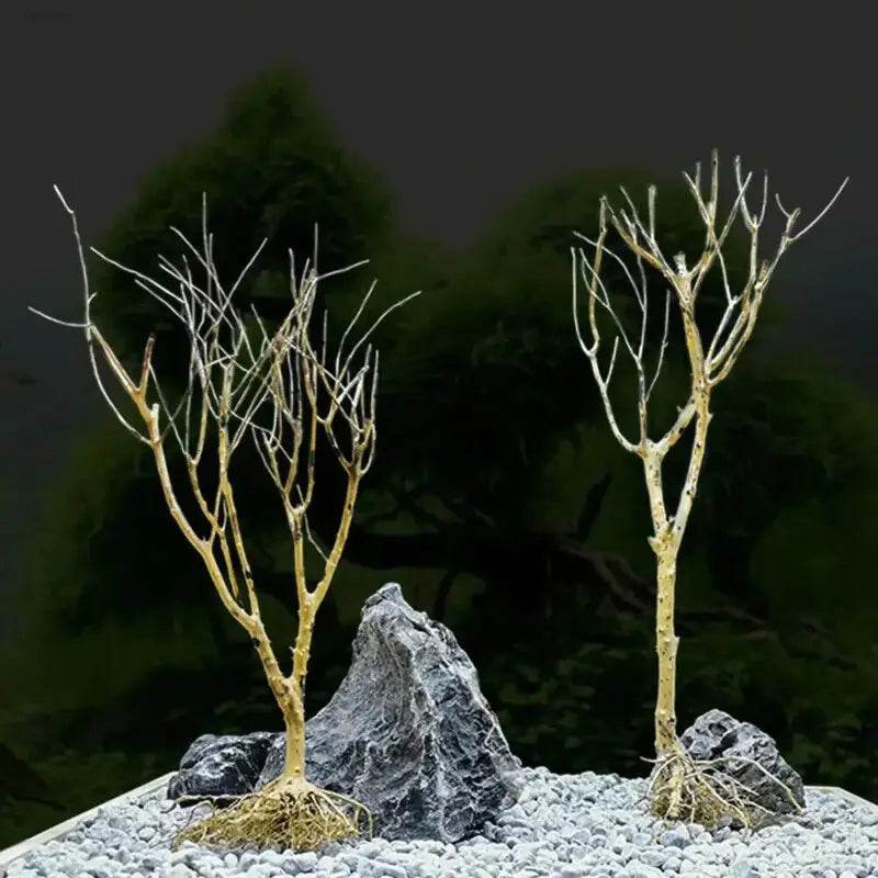 New DIY Driftwood Aquarium Moss Tree Decor for Fish Tanks - Estalios