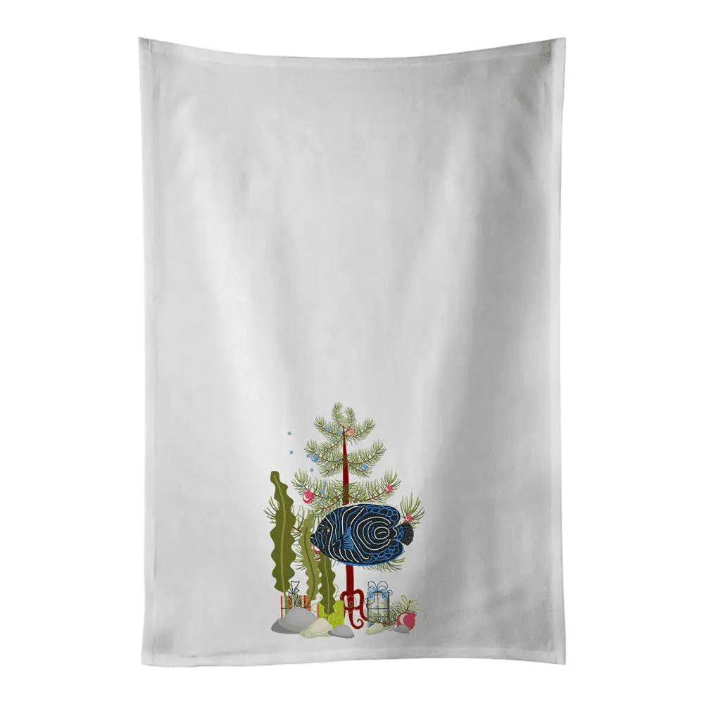 NEW Emperor Angelfish Kitchen Towel Set of 2 Decorative - Estalios