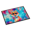 NEW Hippie Animal Fox Doormat - Non Slip Washable Rug - Estalios