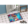 NEW Hippie Animal Fox Doormat - Non Slip Washable Rug - Estalios
