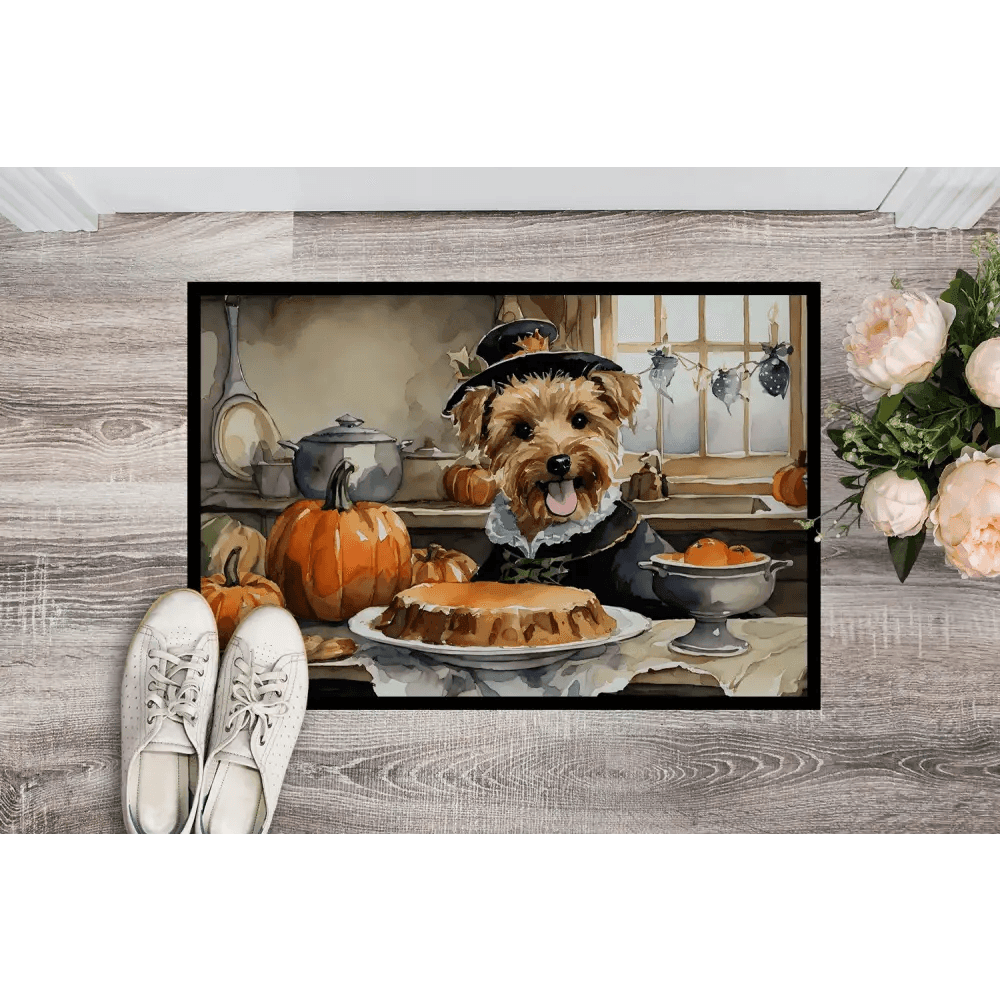 NEW Lakeland Terrier Pumpkins Doormat Non Slip Indoor Outdoor - Estalios
