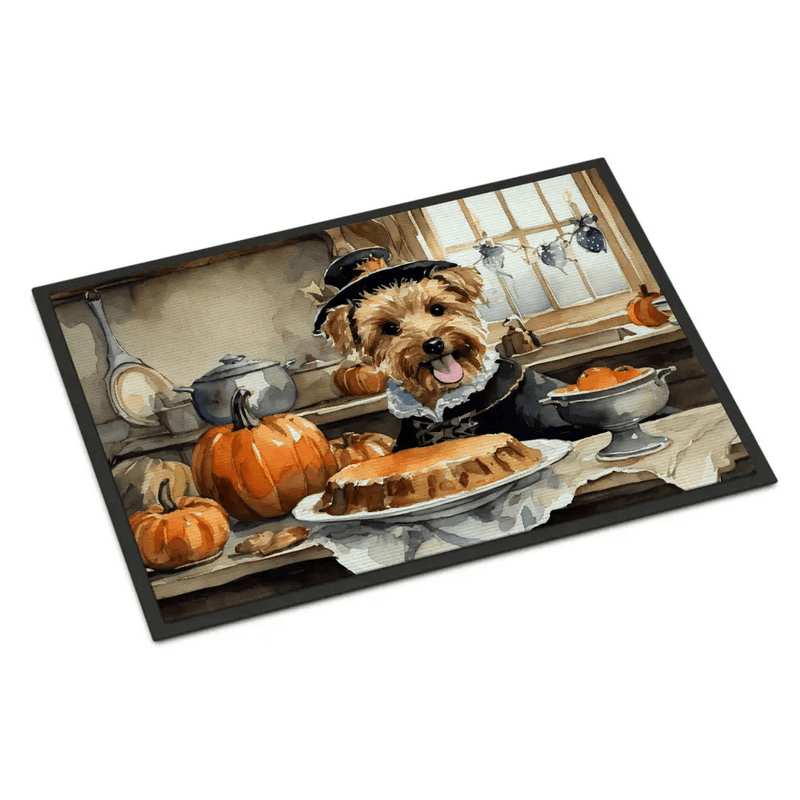 NEW Lakeland Terrier Pumpkins Doormat Non Slip Indoor Outdoor - Estalios
