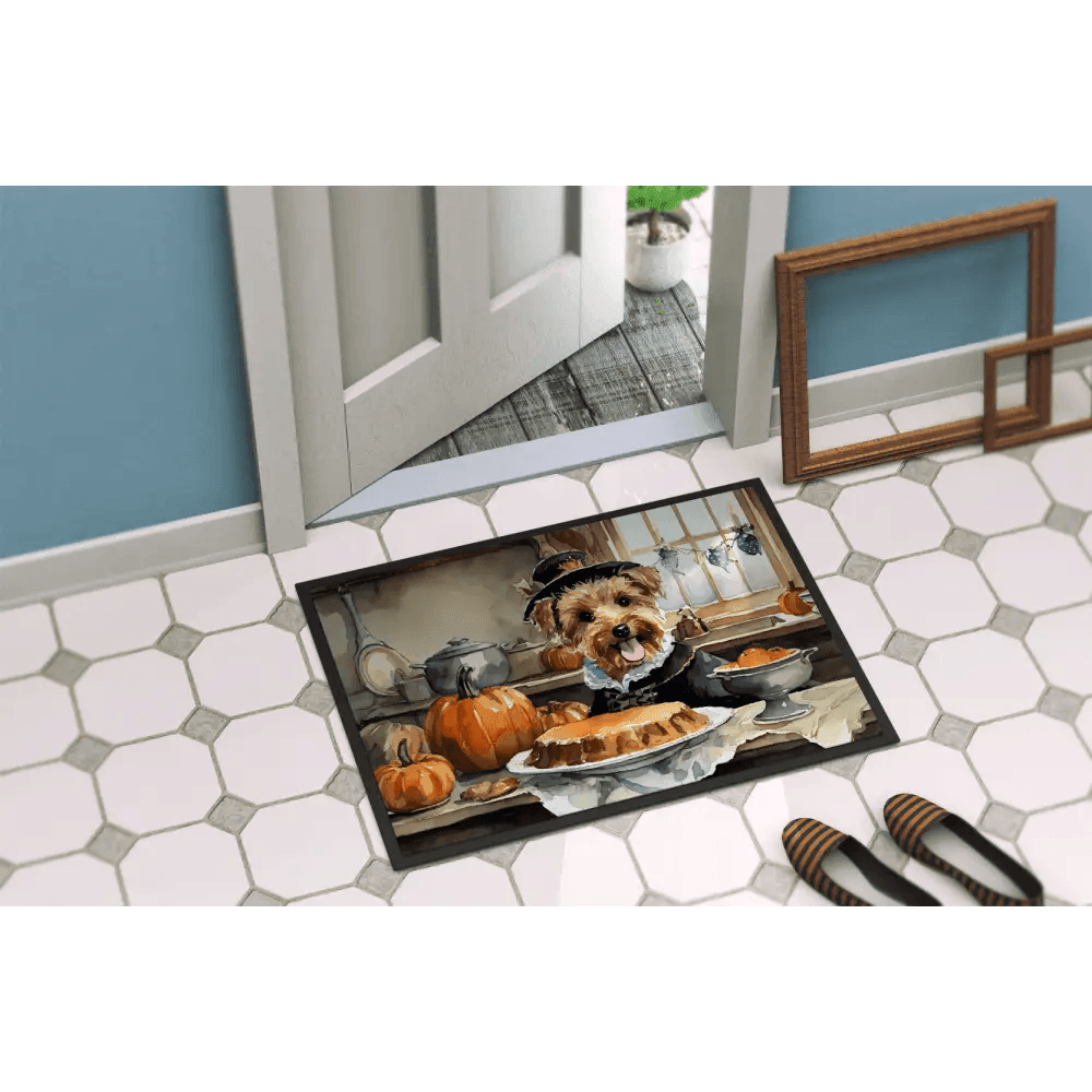 NEW Lakeland Terrier Pumpkins Doormat Non Slip Indoor Outdoor - Estalios