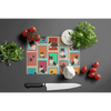 NEW Lots of Tricolor Sheltie Glass Cutting Board Decorative Tempered Glass Kitchen Cutting and Serving Board Large Size Chopping Board - Estalios