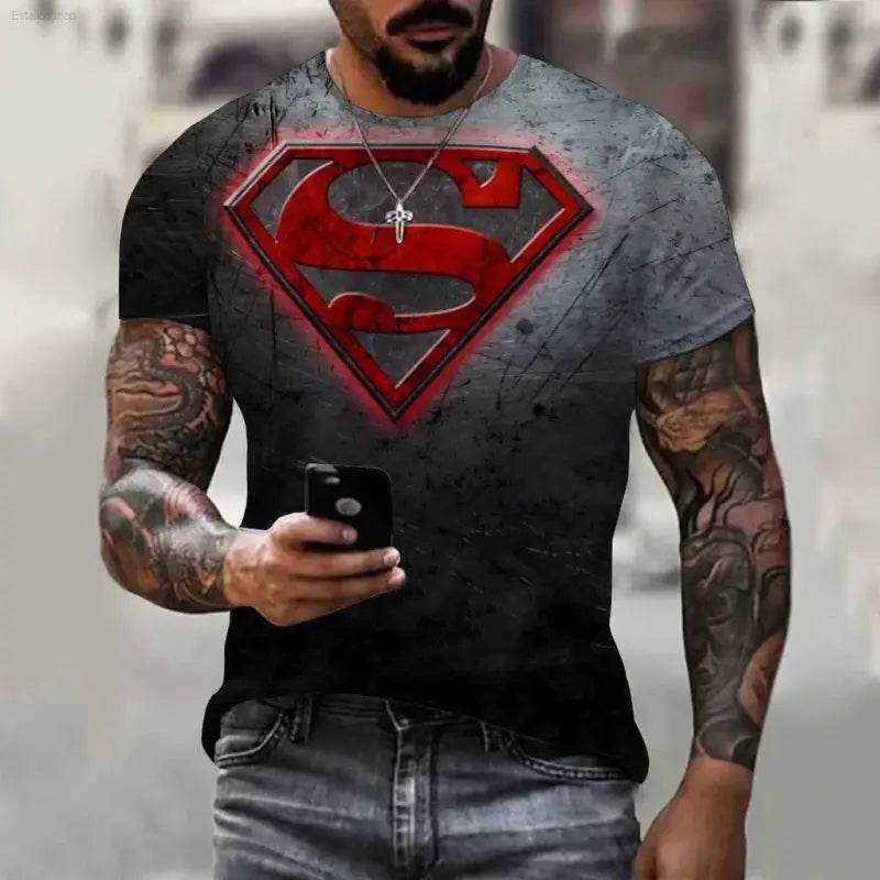 New Men’s 3D Printed T-shirt for Summer Casual Style - Estalios