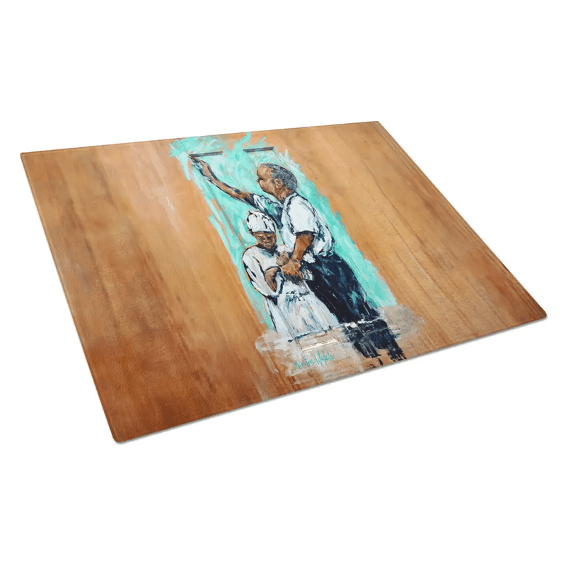 NEW Nostalgic Just As I Am Glass Cutting Board Artistry - Estalios