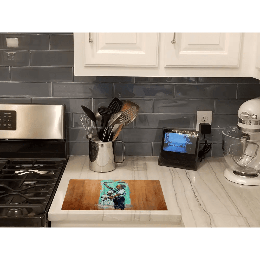 NEW Nostalgic Just As I Am Glass Cutting Board Artistry - Estalios