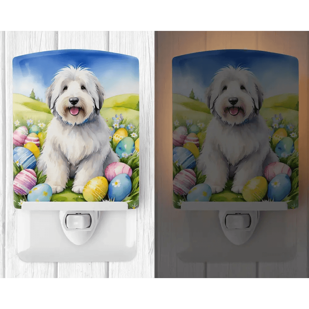 Dog and Easter egg night light.