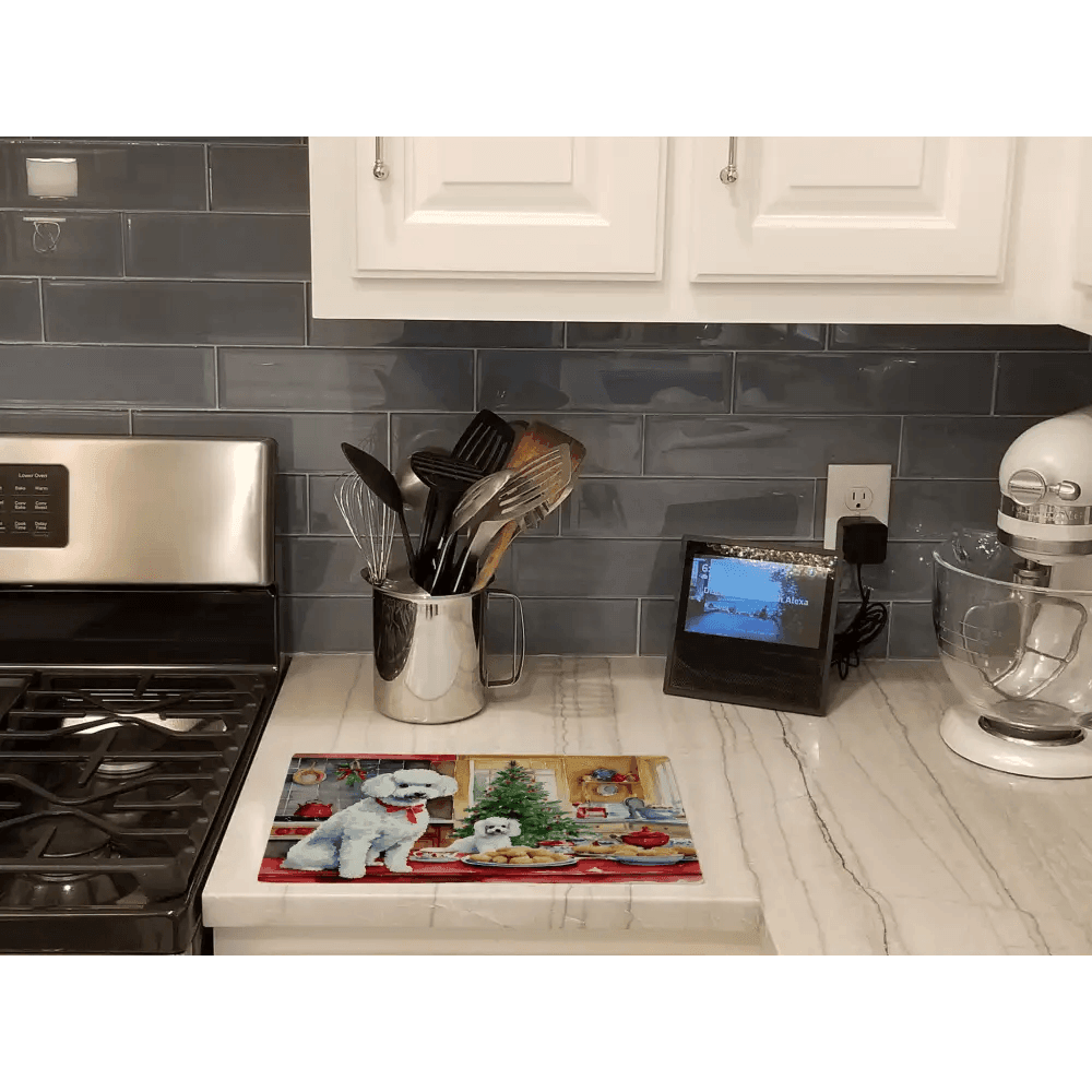 Deck the Halls with Dogs! Christmas Cutting Board - Estalios