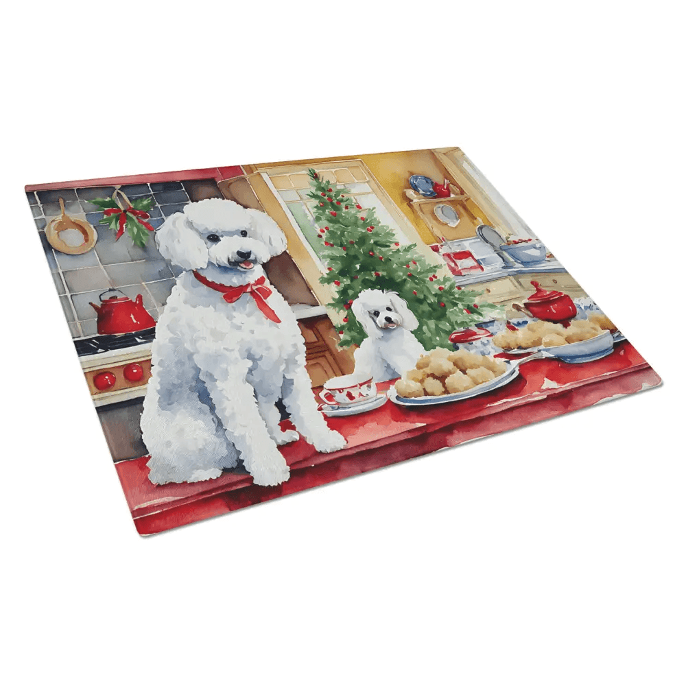 Deck the Halls with Dogs! Christmas Cutting Board - Estalios