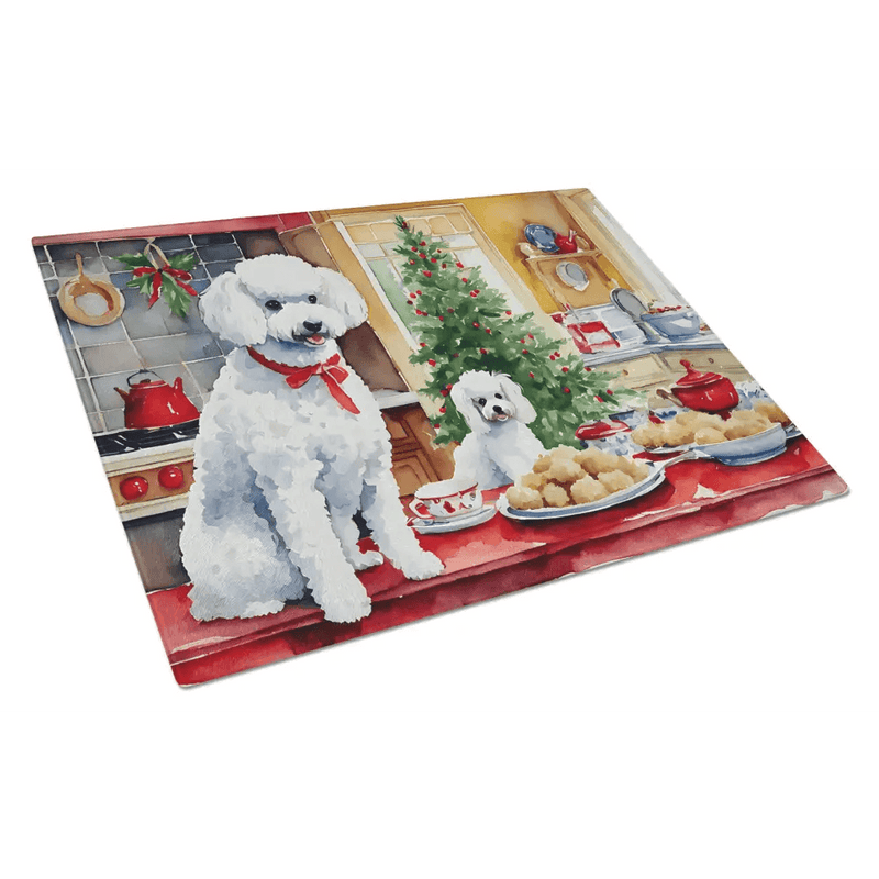 Deck the Halls with Dogs! Christmas Cutting Board - Estalios