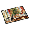 Schnauzer Christmas Cookies Doormat for Indoor Outdoor Use - Estalios
