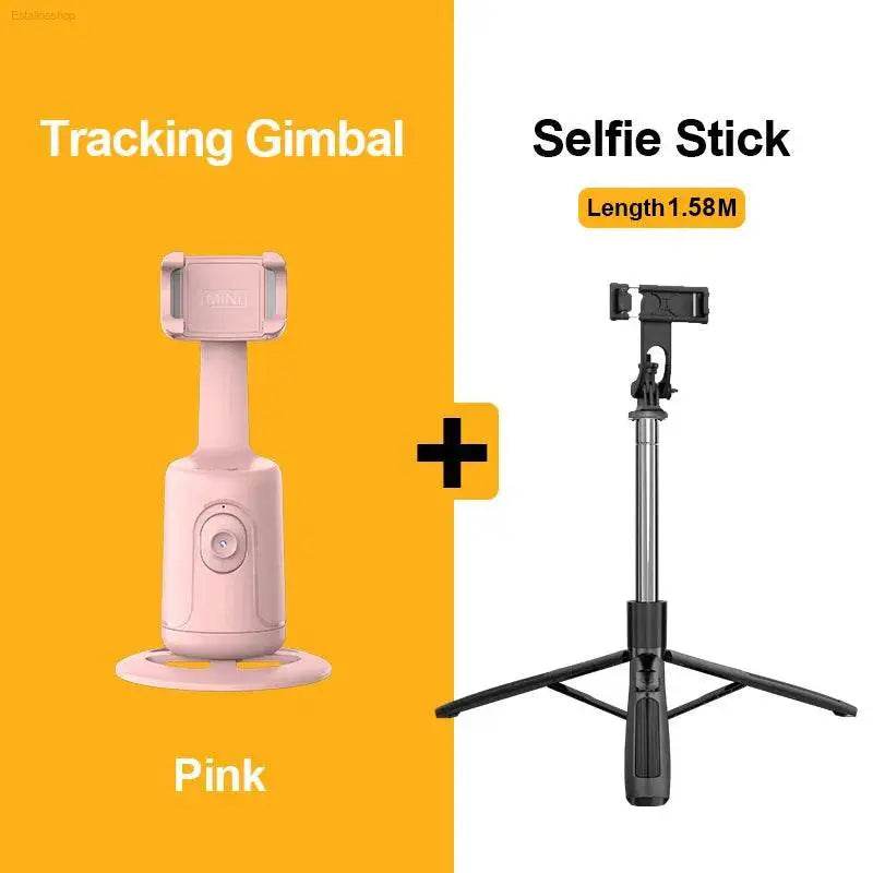 New Smart 360-Degree Selfie Stick Gimbal Stabilizer for TikTok - Estalios