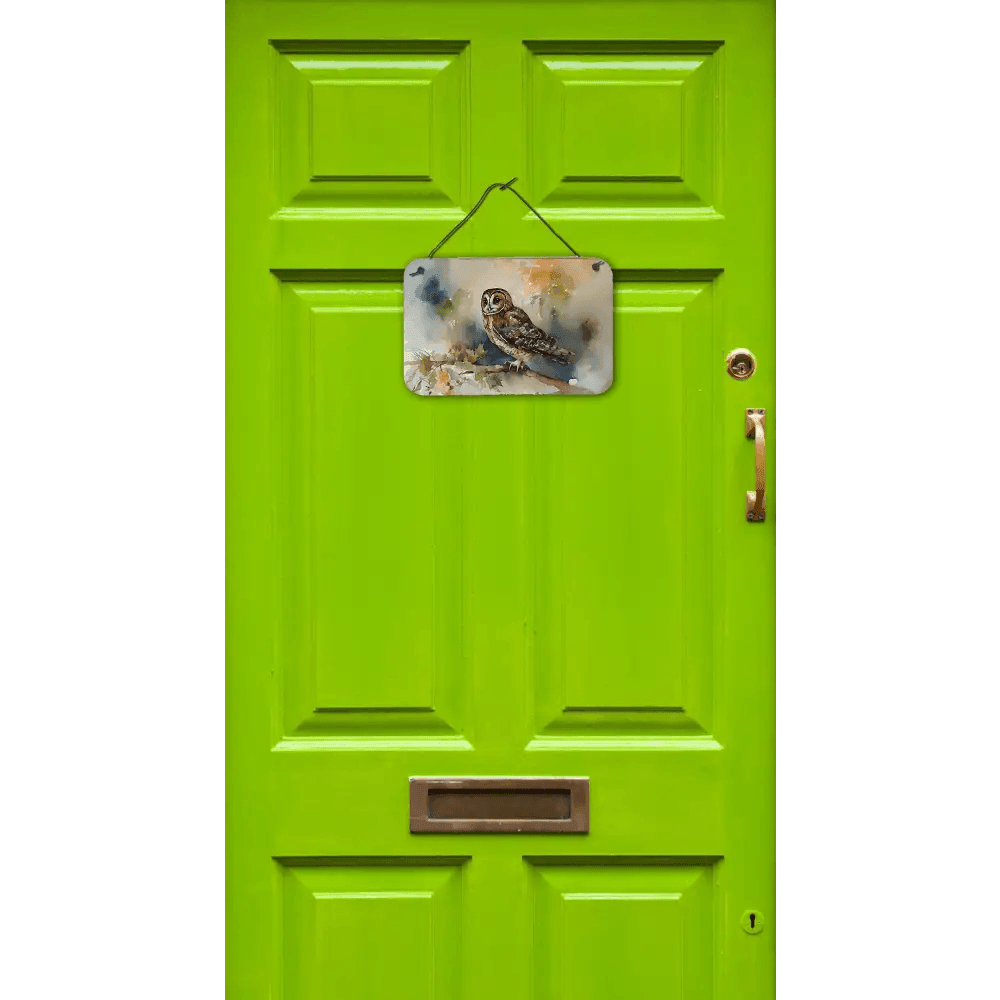 NEW Tawny Owl Aluminum Wall Decor for Home Charm - Estalios