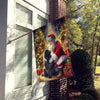 Newfoundland and Santa Claus House Flag for Vibrant Outdoor Decor - Estalios