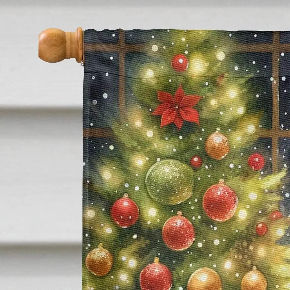 Newfoundland and Santa Claus House Flag for Vibrant Outdoor Decor - Estalios