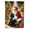 Newfoundland and Santa Claus House Flag for Vibrant Outdoor Decor - Estalios