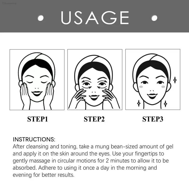 Niacinamide Eye Cream Gel Reduces Fine Lines And Dark Circles - Estalios
