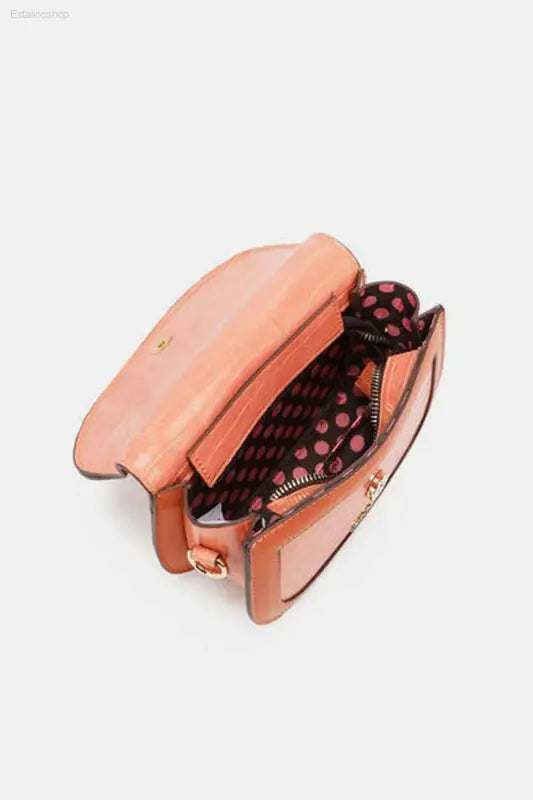 Nicole Lee USA Crocodile Embossed Crossbody Bag with Elegant Design for Modern Women - Estalios