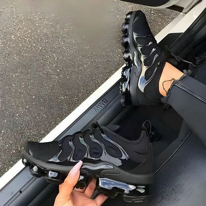 Black Nike Air VaporMax sneakers perfect for summer athletic wear