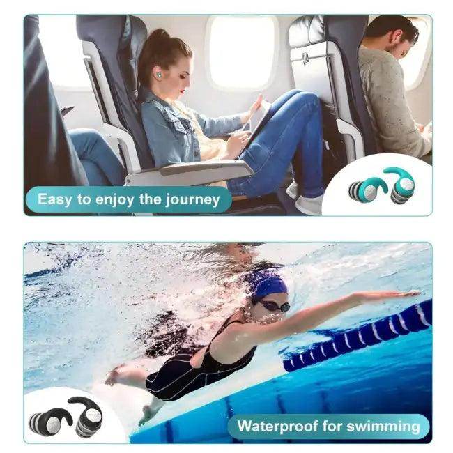 Noise-Canceling Soft Silicone Earplugs for Ultimate Comfort - Estalios