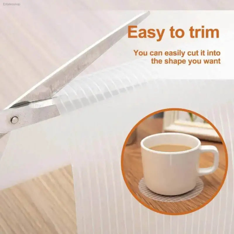 Non-Slip Clear Ribbed Drawer and Shelf Liner 12 Inch - Estalios
