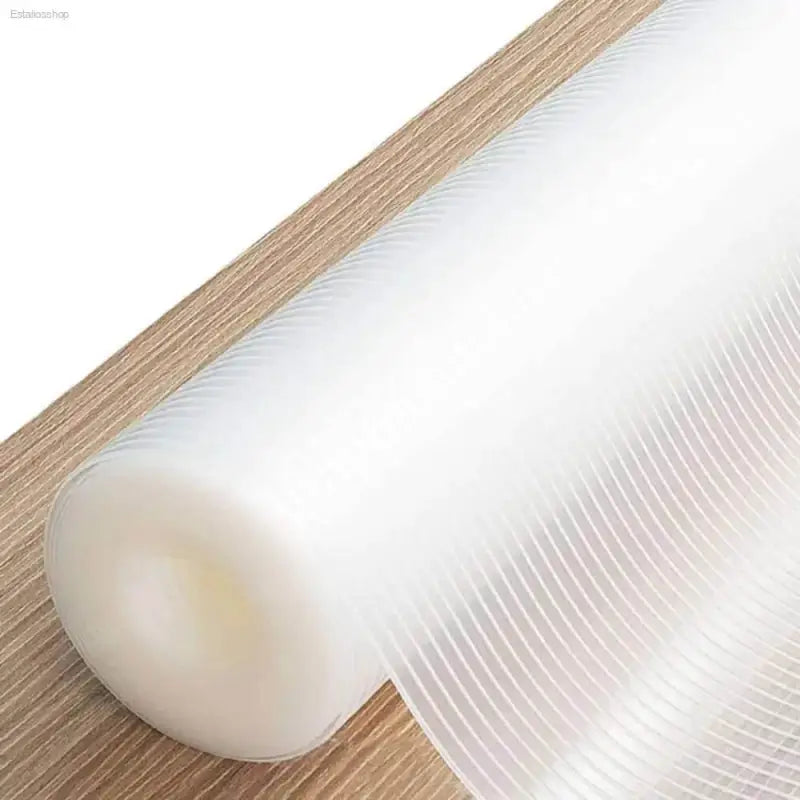 Non-Slip Clear Ribbed Drawer and Shelf Liner 12 Inch - Estalios