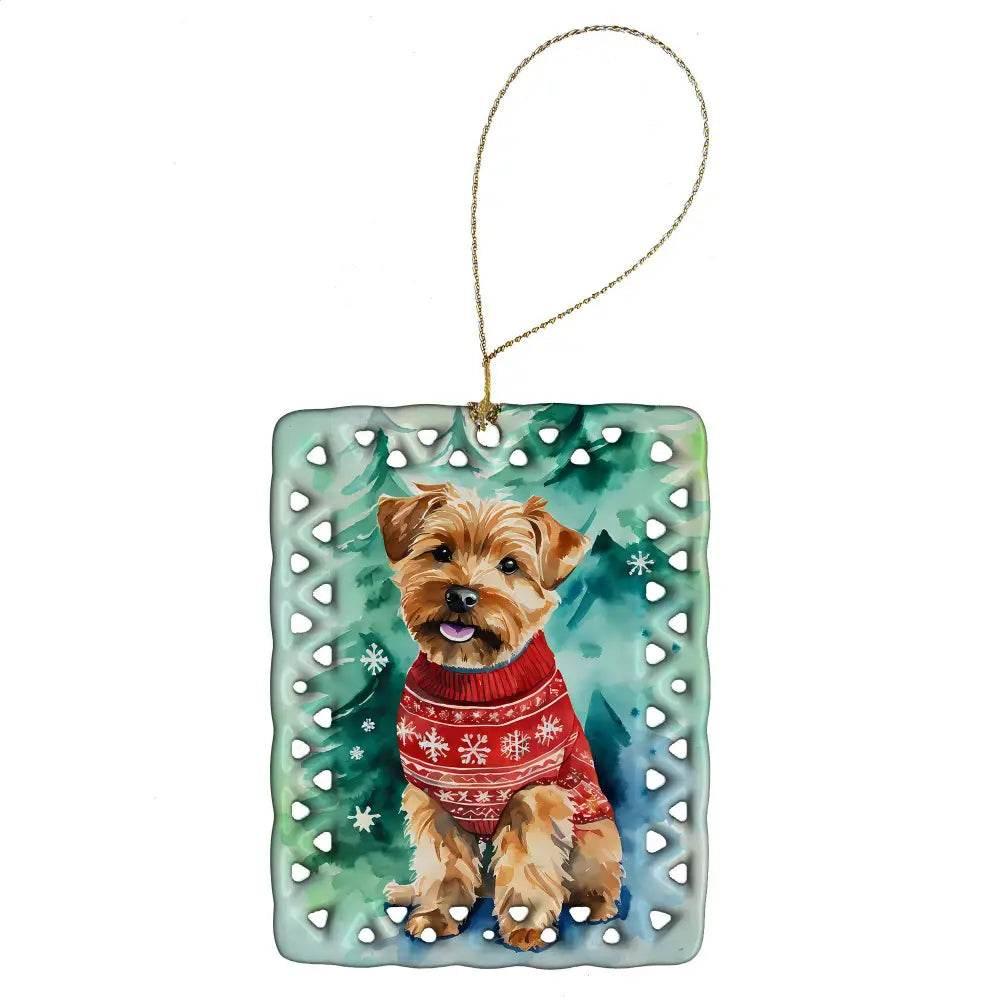 Yorkie Dog Christmas: Deck the Halls with a Custom Dog Ornament! Product Description: Celebrate your Furry Friend this Holiday Season with our Customizable Dog Ornament! - Estalios