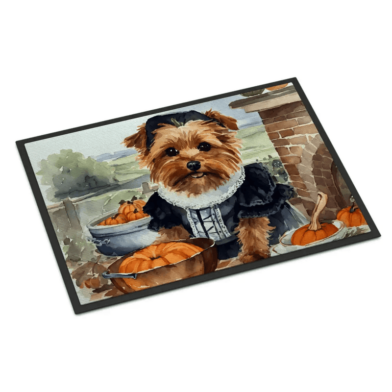 Yorkie Pilgrim Doormat: Paw-some Thanksgiving Welcome! Yorkie Pilgrim Doormat: Welcome Guests with Yorkie Charm! Get Ready - Estalios