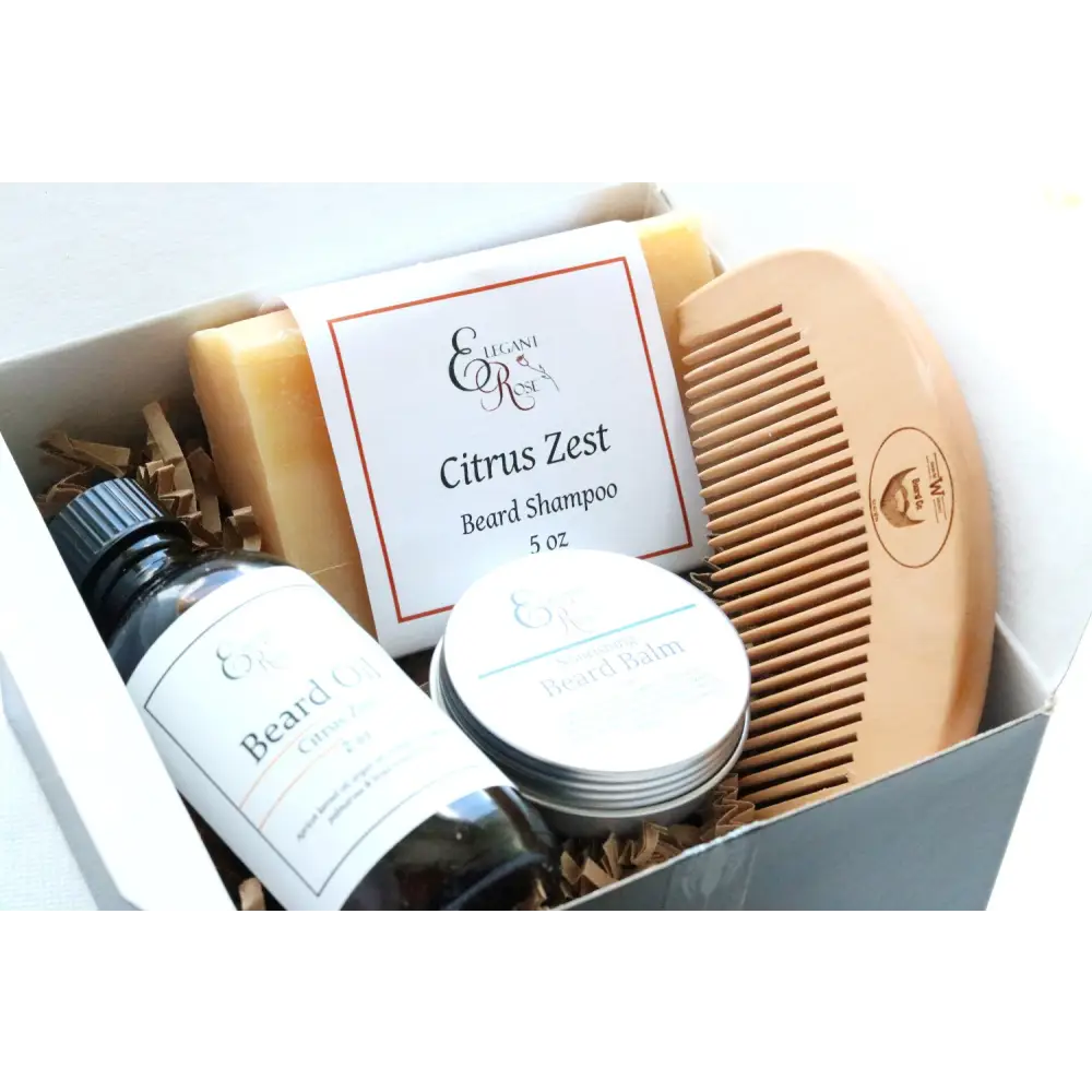 Nourishing Beard Grooming Kit with beard balm for the ultimate beard care experience