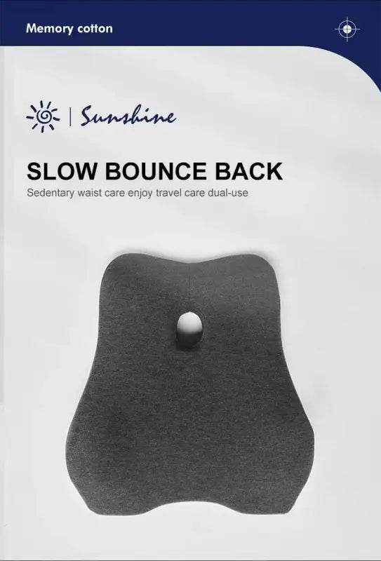 Office Waist Pillow Ergonomic Lumbar Support Memory Cotton - Estalios