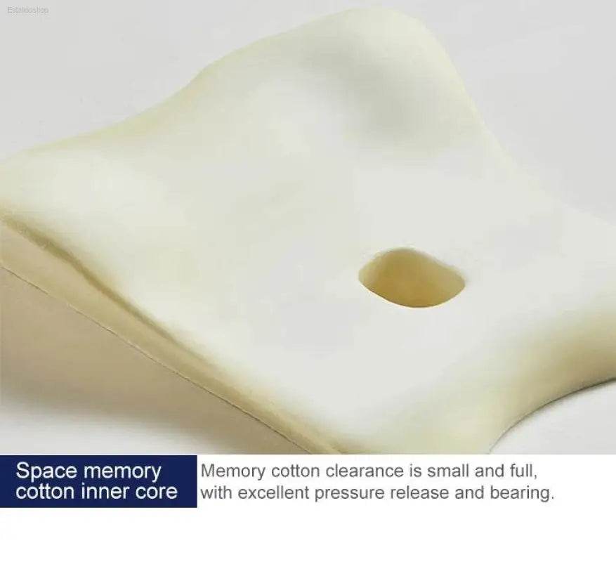 Office Waist Pillow Ergonomic Lumbar Support Memory Cotton - Estalios