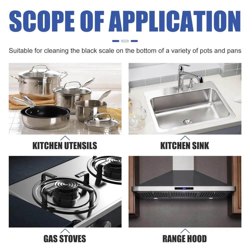 Oil Foam Cleaner Multi-Purpose for Tough Kitchen Stains - Estalios