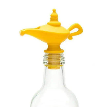 Yellow Genie Oiladdin Ultimate Olive Oil Pourer Stopper for Drip-Free Precision - Estalios