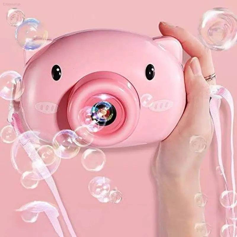 Oinktastic Bubble Fun: Get your Cute Pig Bubble Maker now Get Ready for Bubblemania with the Pink Pig Bubble Maker, a Whimsical Toy - Estalios