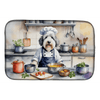 Culinary Canine Dish Drying Mat: Paw-some Drying Mat! Chef Dog Dish Drying Mat: where Culinary Charm Meets Kitchen Cleanliness Introducing the Chef Dog - Estalios