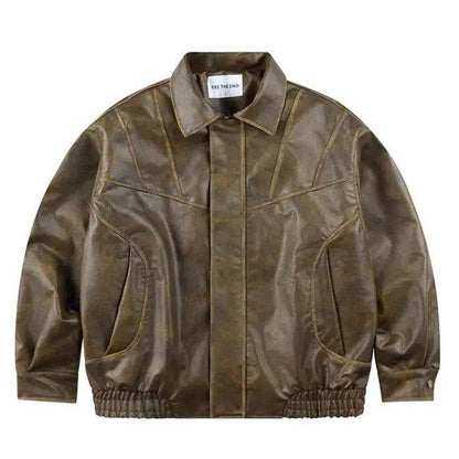 Leather Jackets in Olive Green and Black for Durability - Estalios