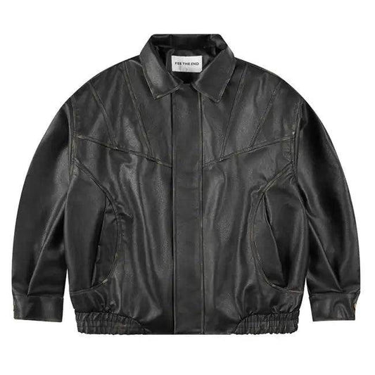 Leather Jackets in Olive Green and Black for Durability - Estalios