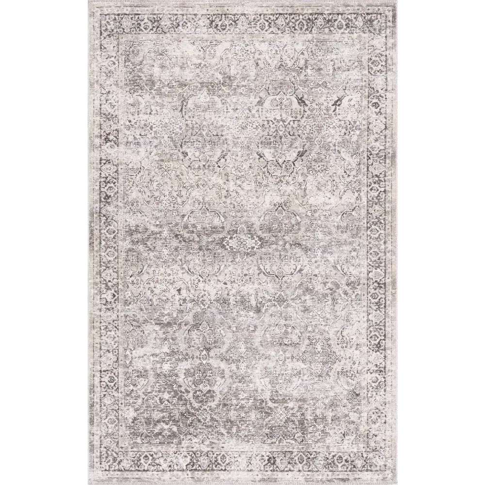 Olive Holi-2304 Washable Area Rug for Easy Cleaning