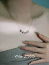 One Style for Dual-Wear Clover Emerald Necklace in Silver - Estalios