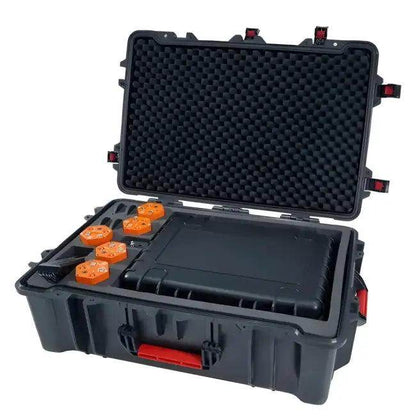 Open Black Equipment Case for Radar Life Components - Estalios
