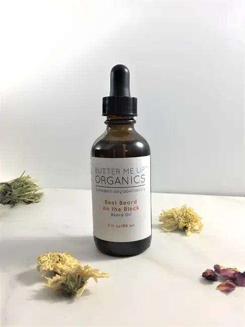 Organic Beard Oil for Easy Application in Amber Bottle - Estalios
