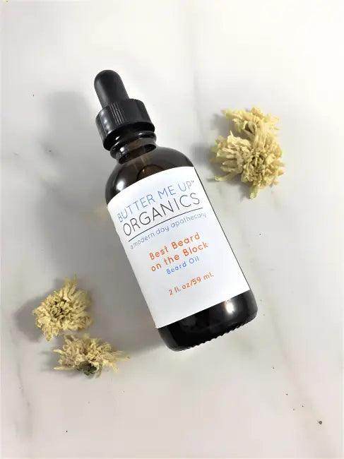 Organic Beard Oil for Easy Application in Amber Bottle - Estalios