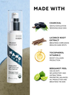 Organic Charcoal Face Cleanse with Gentle Residue for All Skin Types NANO CLEAR  EstaliosShop