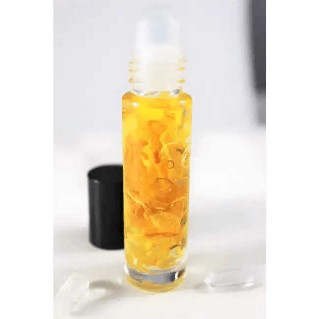 Golden Botanical Roll-On Reviver for Instant Energy Boost - Estalios