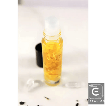 Golden Botanical Roll-On Reviver for Instant Energy Boost - Estalios