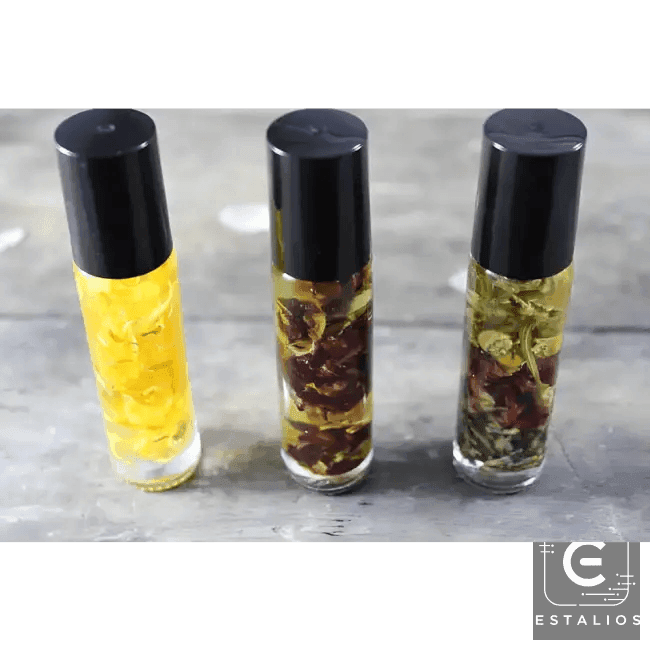 Golden Botanical Roll-On Reviver for Instant Energy Boost - Estalios