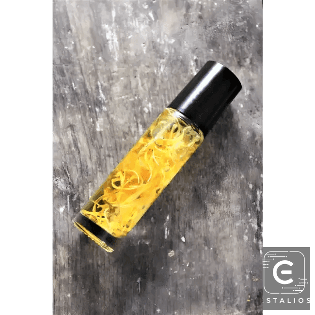 Golden Botanical Roll-On Reviver for Instant Energy Boost - Estalios