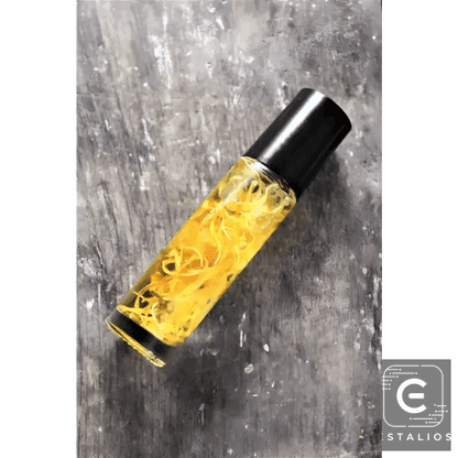 Golden Botanical Roll-On Reviver for Instant Energy Boost - Estalios